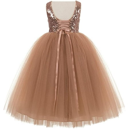 

Vintage Corset Tutu Formal Flower Girl Dresses Wedding Reception 205