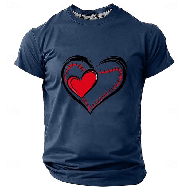 Camisetas de Manga Corta Casual Impresión Cuello Redondo Suéter Camiseta, Blusa de Moda de Poliéster Ligero