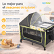 thumbnail image 3 of Corralito para bebé con toldo mosquitero, cuna, cambiador y caja musical Kool Baby  PP-02, 3 of 9