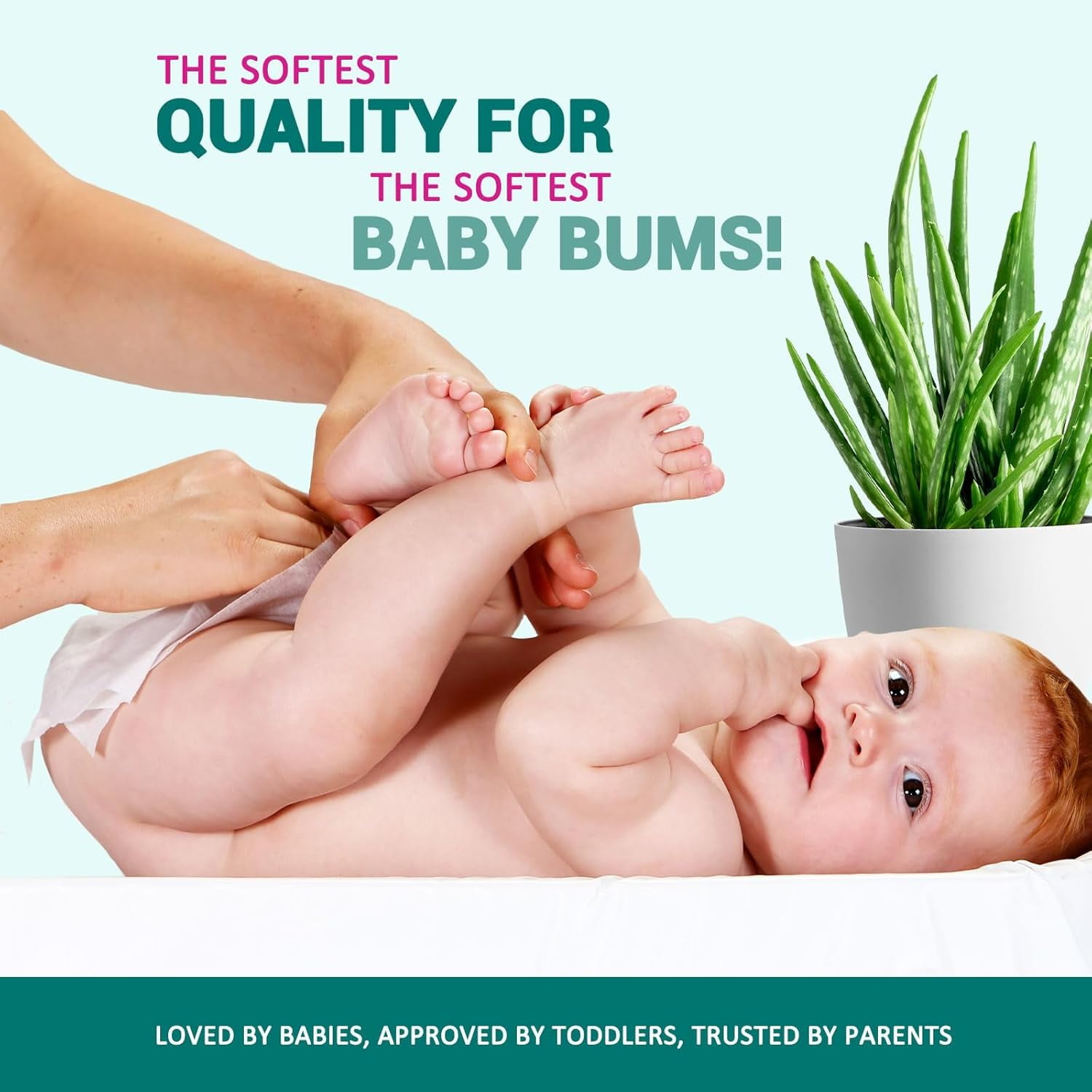 MED PRIDE Scented Baby Wipes Alcohol Free Wet Wipes with Aloe Vera & Vitamin E, 12-Pack x 80 Wipes