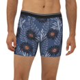 thumbnail image 2 of Cauagu Sunflowers Print Men's Boxer Briefs, Funny & Cute Underwear Elastic Waistband Briefs Ideal Gift for Men,1-Pack, 2 of 7