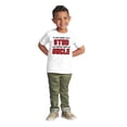 thumbnail image 3 of Think Im A Stud Meet My Uncle Youth T Shirt Tee Boys Infant Toddler Brisco Brands 6M, 3 of 5