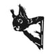 thumbnail image 1 of Silhouette Giraffe Turtle Dog Bear Graphic Insert Decoration, 1 of 2