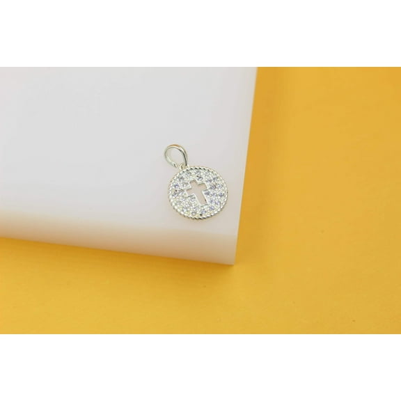 925 Sterling Silver Cut Out Cross Pendant