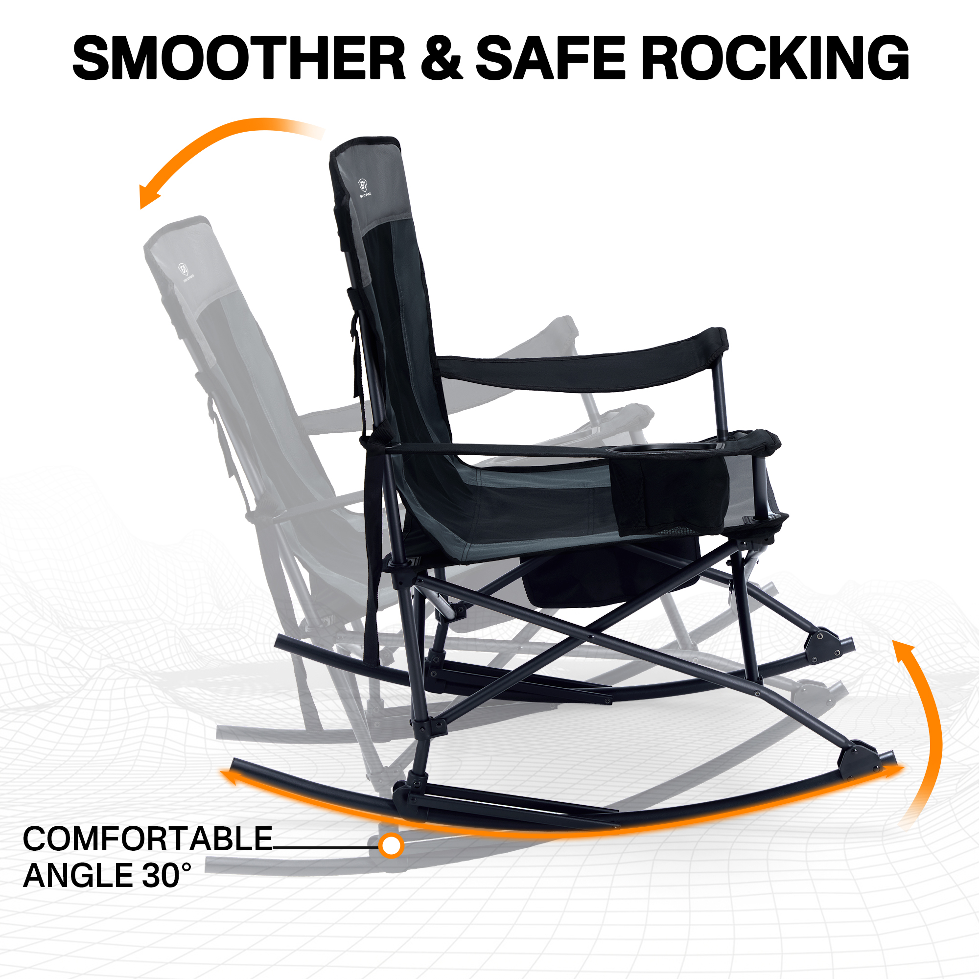 Ever Advanced Portable Folding Rocking Camping Chair photo 4