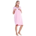 thumbnail image 2 of Valcatch Women's Nursing Nightgown Maternity Dress Breastfeeding Gown Full Slips Sleepwear S-3XL, 2 of 7