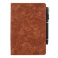 thumbnail image 6 of ELEHOLD Muti-Functional Flip Leather Case for iPad 10th Gen 10.9 2022 with Embossed Flower Card Slots Holders Kickstand Anti-Scratch Shockproof Business Men Women Case,Brown, 6 of 6