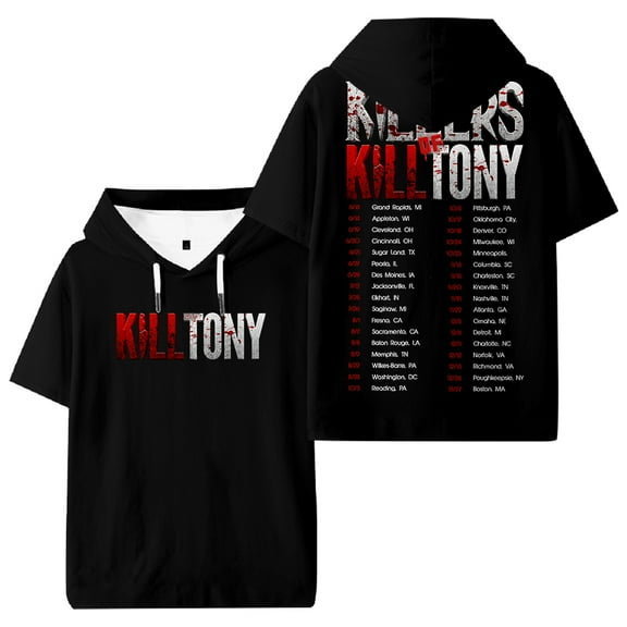 Kill Tony Tour 2025 Hooded T-shirts Short Sleeve Tee Women Men Outdoor Streetwear Tops