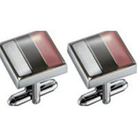 Visol VCUFF615 Parri Stainless Steel Cufflinks