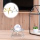 thumbnail image 5 of 2 piezas exquisitas decoraciones de pedestal de hierro bolas de cristal bases soportes de bolas de cristal, 5 of 6