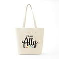 thumbnail image 6 of CafePress - I'm An Ally Gay Pride Tote Bag - Unisex Canvas Tote Bag, Beige, 1-Piece, 6 of 7