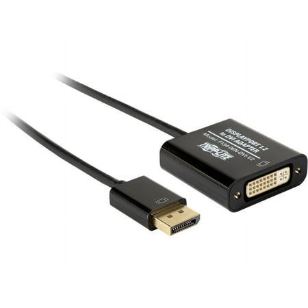 UPC: 0037332192035 | Tripp Lite DisplayPort to DVI Active Cable Adapter DP 1.2 Converter for DP to DVI (M/F) 1920 x 1200/1080p 6 in. (P134-06N-DVI-V2)