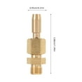 thumbnail image 2 of WORGEOUS 2PCS Brass Fountain Nozzle Water Spray Nozzles Sprinkle Spary Head for Spring Outdoor Garden Pond Park Fountain Accessories, 2 of 8