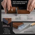 thumbnail image 3 of UYGDUY-High Carbon Stainless Steel Rolling Knife Sharpener Kit | 400, 1000 & 3000 Grit Discs –15° & 20° Sharpening Angles | Professional & Home Kitchen Use | Restores Blunt Knives, 3 of 4