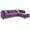 Purple, variant on Maklaine Modern / Contemporary Microsuede Sectional in Purple