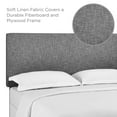 thumbnail image 6 of Modway Taylor Full/Queen Upholstered Linen Fabric Headboard in Light Gray, 6 of 7