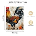 thumbnail image 2 of Nawypu  Rooster Prints Wall Art Chicken Pictures on Canvas Rustic Farm Animal Painting Farmhouse Kitchen Home Wall Decor Framed, 2 of 5