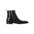 thumbnail image 3 of Jeffery West Scarface Leather Zip Chelsea Boots, Black, 3 of 9