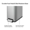 thumbnail image 6 of Better Homes & Gardens Kitchen Trash Can, 7.9 Gallon Stainless Steel Slim Step Garbage Bin with Soft Close Lid, Silver, 6 of 13