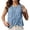 Blue, variant on Gyujnb Round Neck Racerback Sleeveless Maternity Tank Dual Layer Lift Up Flap Nursing Vertical Ribbed Light Stretch Knit Loose A Line Hem Breathable Cami,L