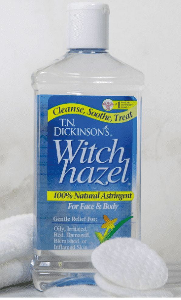 (2 Pack)T.N. Dickinson's Witch Hazel 100% Natural Astringent By Dickinson Brands,16 fl oz