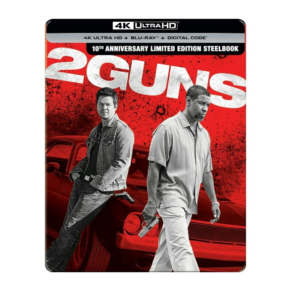 2 Guns (10th Anniversary Limited Edition Steelbook 4K Ultra HD   Blu-ray   Digital) [UHD]