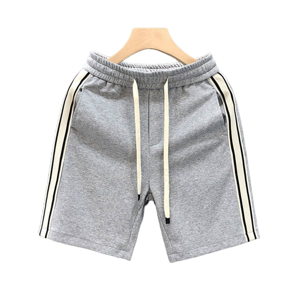 Pantalones cortos holgados de verano para hombre: pantalones cortos deportivos cómodos, transpirables y casuales, poliéster y spandex