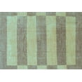 thumbnail image 1 of Ahgly Company Indoor Rectangle Abstract Light Blue Modern Area Rugs, 5' x 8', 1 of 4