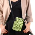 thumbnail image 4 of HELLHERO Polyester Women Shoulder Bag Double Deck Crossbody Bag for Outdoor Travel(Pickle Can and Slice Pattern), 4 of 7