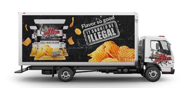 Jail Breaker Brands Cell Boss Blend Potato chips, 1.5 oz bags (Pack of 10)