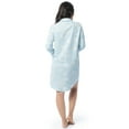 thumbnail image 3 of Fruit of the Loom Women's Beyond Soft Long Sleeve Button Down Flannel Sleepshirt, Sizes S-4X, 3 of 9