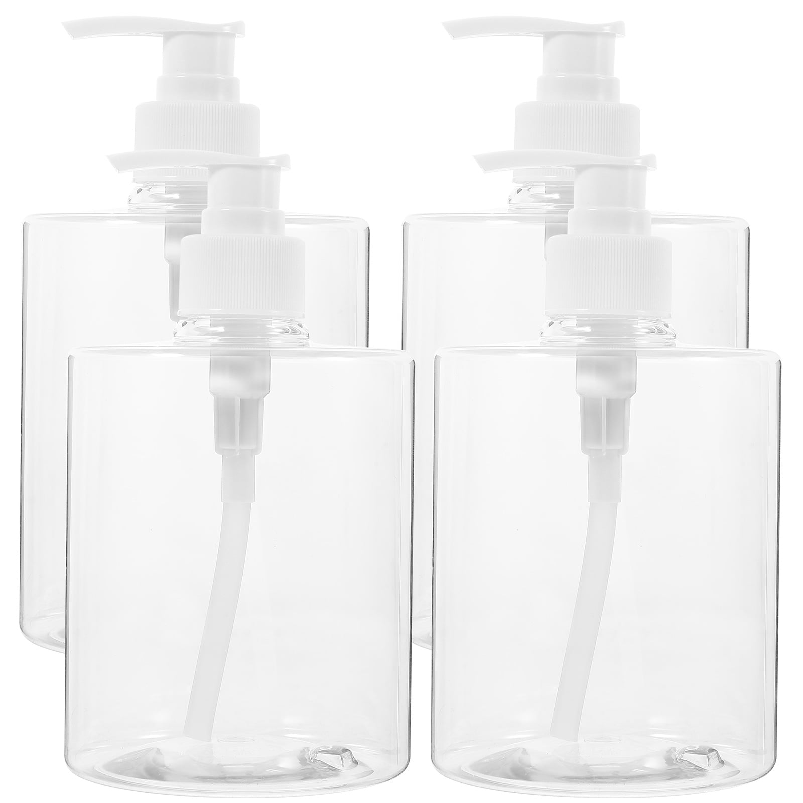 MLINS 16 pcs  Soap Dispensers Refillable Pump Bottles Liquid Soap Dispensers Empty Shampoo Bottles(500ml)