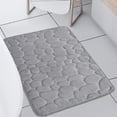 thumbnail image 2 of Tapete Para Baño Kivia Memory Foam Antideslizante Gris, 2 of 3
