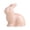 A, variant on Easter Bunny Ceramic Ornament Set Minimalist Rabbit Figurine for Modern Home Desktop Festive Atmosphere Spring Tabletop Decor