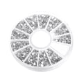 thumbnail image 1 of Cristal de uñas Zulema 1200pcs Decoración Del Rhinestone 2mm Con ruedas, 1 of 8