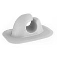 thumbnail image 1 of Scienceny Kayak Paddle Holder Tool Universal Small Rafting Paddles Fixator PVC Oar Hook Fijación Abrazadera Kayaking Fitting Gris blanco Type3 NO3, 1 of 6