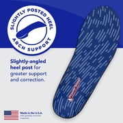 powerstep pinnacle maxx يدعم نعال الأحذية التقويمية كاملة الطول مع دعم القوس للأقدام المسطحة والإفراط