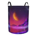 thumbnail image 2 of LNWH Laundry Basket, Galaxy Fantasy Print Pattern Foldable Laundry Hamper With Handles Waterproof, Medium Size, 2 of 8