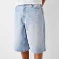 thumbnail image 5 of Baggy Jean Shorts for Men Casual Loose Fit Hip Hop Skateboard Denim Shorts, 5 of 6
