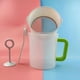 thumbnail image 2 of Soy Milk Juice Filter with Pitcher Handle Press Stick Brush Food Strainer Yogurt Macarena Fabricante de colador de yogur, 2 of 11