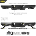 thumbnail image 2 of Smittybilt 614931 M1A2 Rear Bumper Fits select: 2017-2019 FORD F250, 2019 FORD F350, 2 of 8