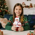 thumbnail image 3 of 2025 Gift for Family Christmas Electric Musical Instrument Performance Santa Claus Musical Toys,White Hand Drum, 3 of 5