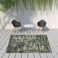 thumbnail image 3 of HomeRoots 507498 8 x 10 ft. Abstract Stain Resistant Rectangle Indoor & Outdoor Area Rug, Beige & Black, 3 of 5