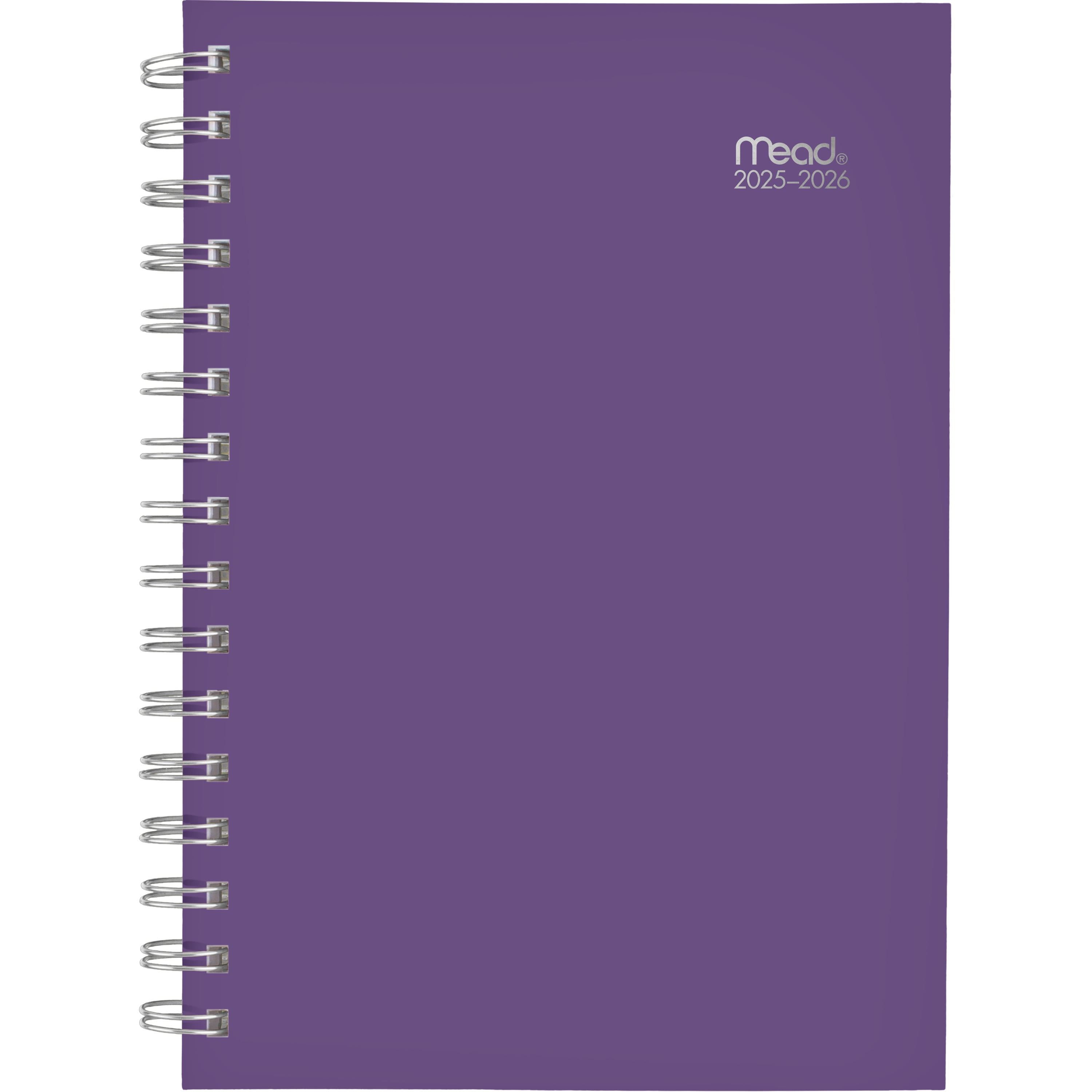 Agenda scolaire hebdomadaire Mead® Basic Purple 2025-2026