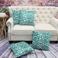 thumbnail image 3 of Home Soft Things Christmas Throw Pillow Cover 4 Piece Set - Coral-Dark Teal - 20" x 20", 3 of 8
