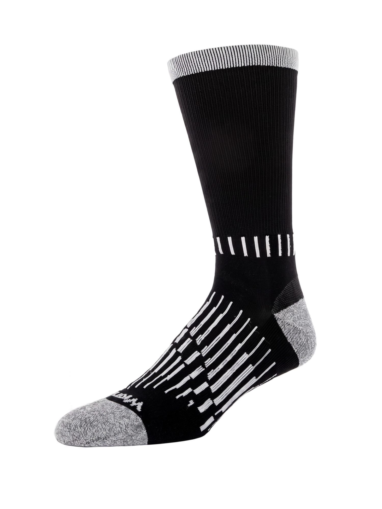 Wrangler Men's Crew Work Socks, 6-Pack, Black photo 3