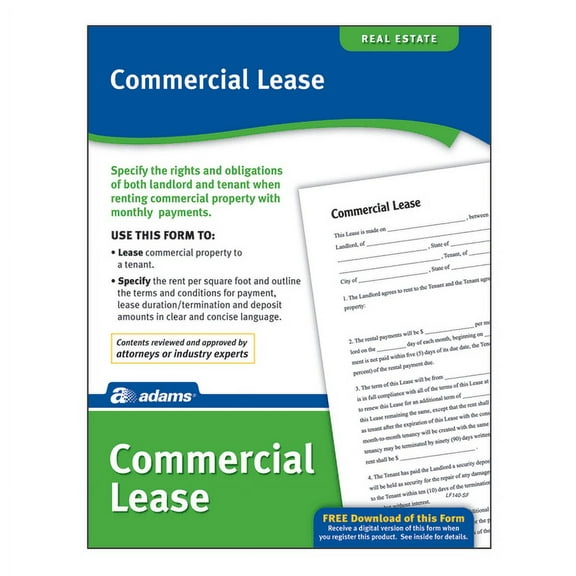 Adams® Commercial Lease