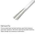 thumbnail image 3 of Uxcell 9mm Tip 6.5" Length Carbon Steel Straight Half-round Tip Wood Handle Wood Carving Chisels, 3 of 5