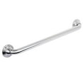 thumbnail image 1 of Decorative Shower Safety Grab Bar  Brushed Nickel  12 inch, 1 of 1