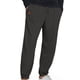 thumbnail image 1 of Pantalones largos para hombre, color liso, con bolsillo, cintura elástica, cordón ajustable, de poliéster, 1 of 8